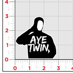 Aye Twin Sticker