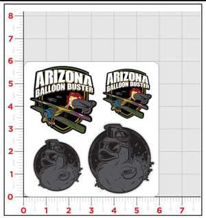 Arizona Balloon Buster/ Quackbang Blackout Sticker Pack