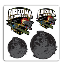 Arizona Balloon Buster/ Quackbang Blackout Sticker Pack