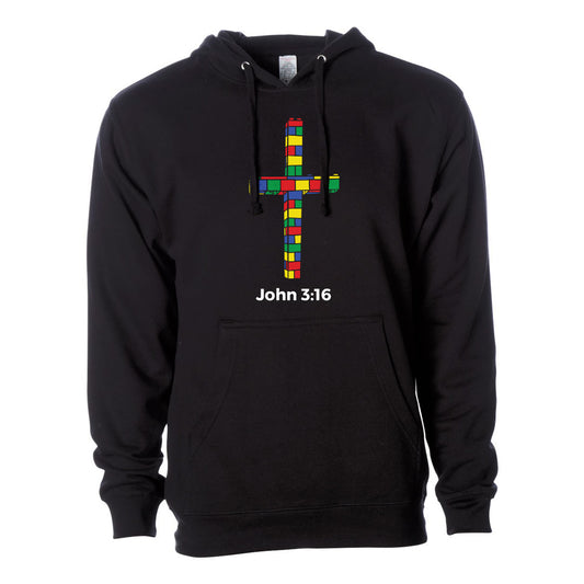 John 3:16 (Cross) Hoodie