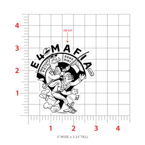 E4 Mafia Sticker