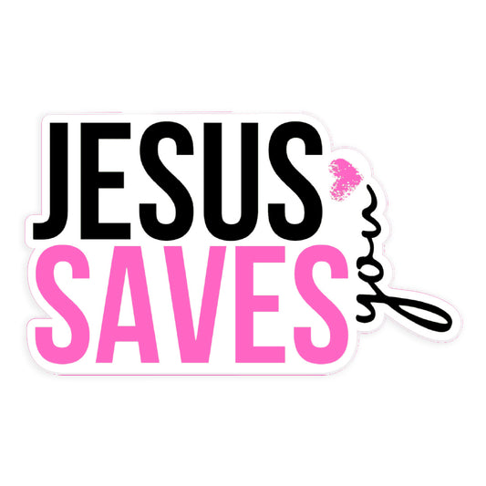 Jesus Saves Sticker