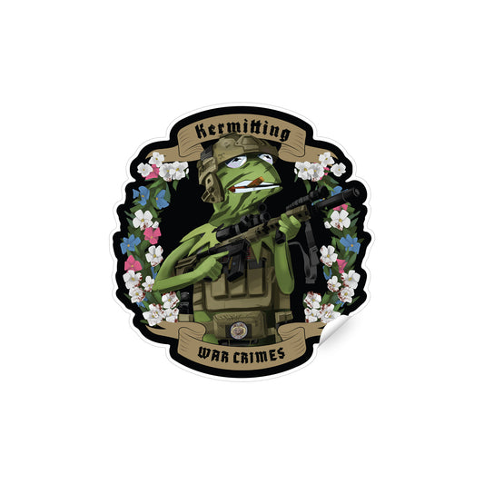 Kermitting Sticker