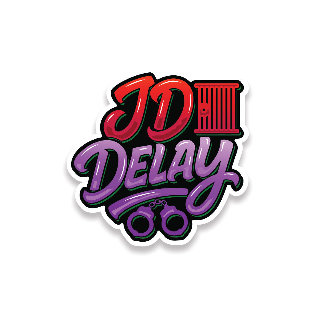 JD Delay Logo Sticker