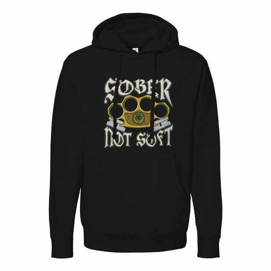 Sober Not Soft Hoodie