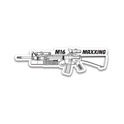 M16 Maxxing Sticker
