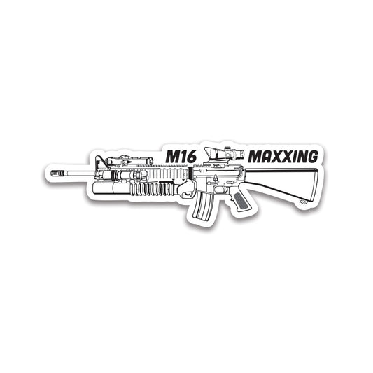 M16 Maxxing Sticker