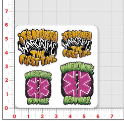 War Crime Graffiti/Unhealthcare Graffiti Sticker Pack