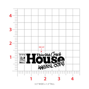 The Crack House Project Sticker
