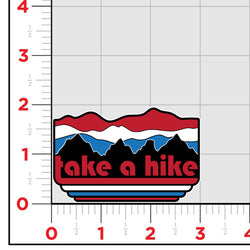 Take A Hike Sticker
