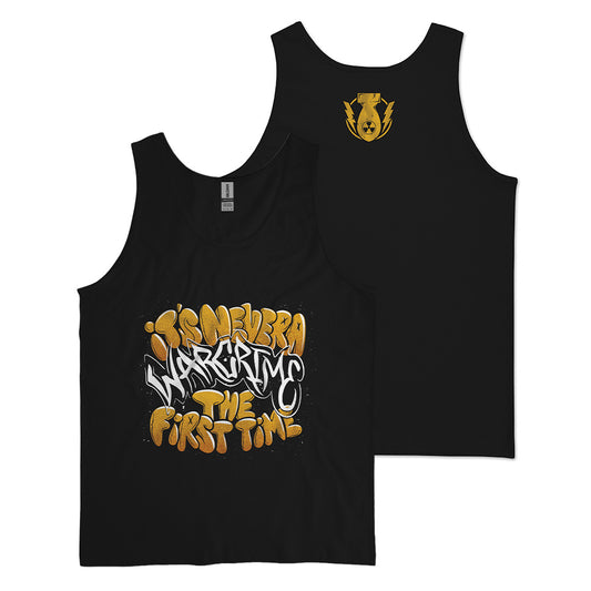 War Crime Graffiti Tank