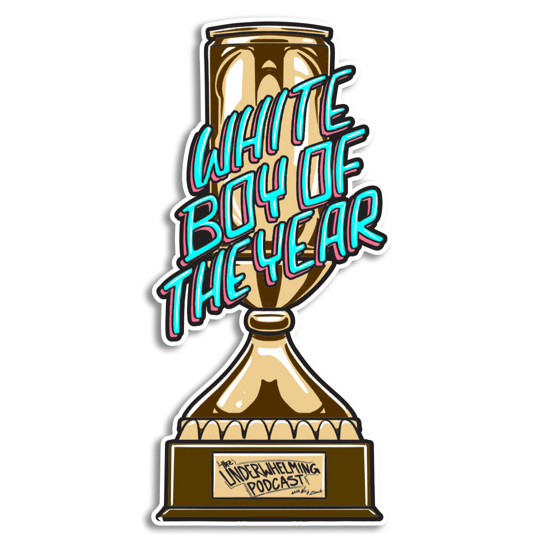 White Boy Of The Year Sticker