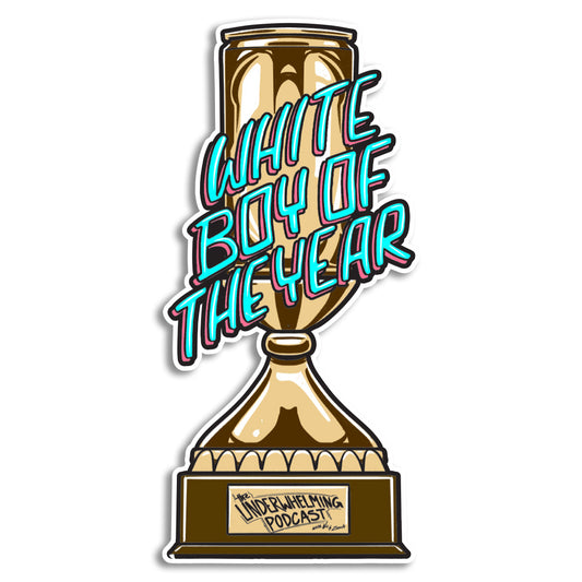 White Boy Of The Year Sticker