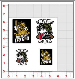 Bad Eye / 1776-0 Sticker Pack