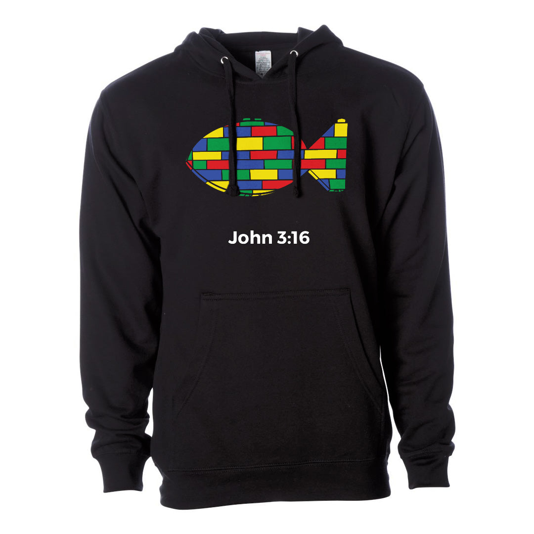 John 3:16 (Fish) Hoodie