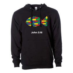 John 3:16 (Fish) Hoodie