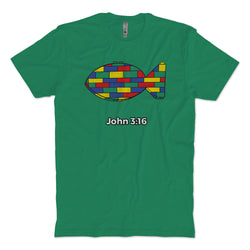 John 3:16 (Fish) T-shirt