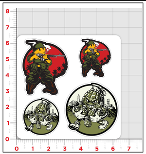 Sunshine and Overkill Sticker Pack
