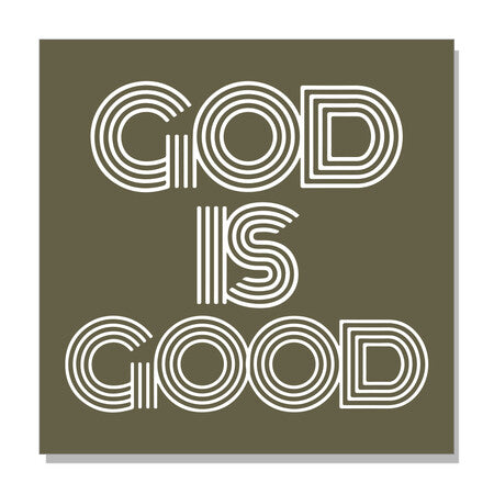 God Is Good Sticker
