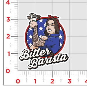 Bitter Barista Sticker