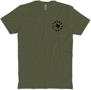 Texas Plinking Left Chest T-Shirt