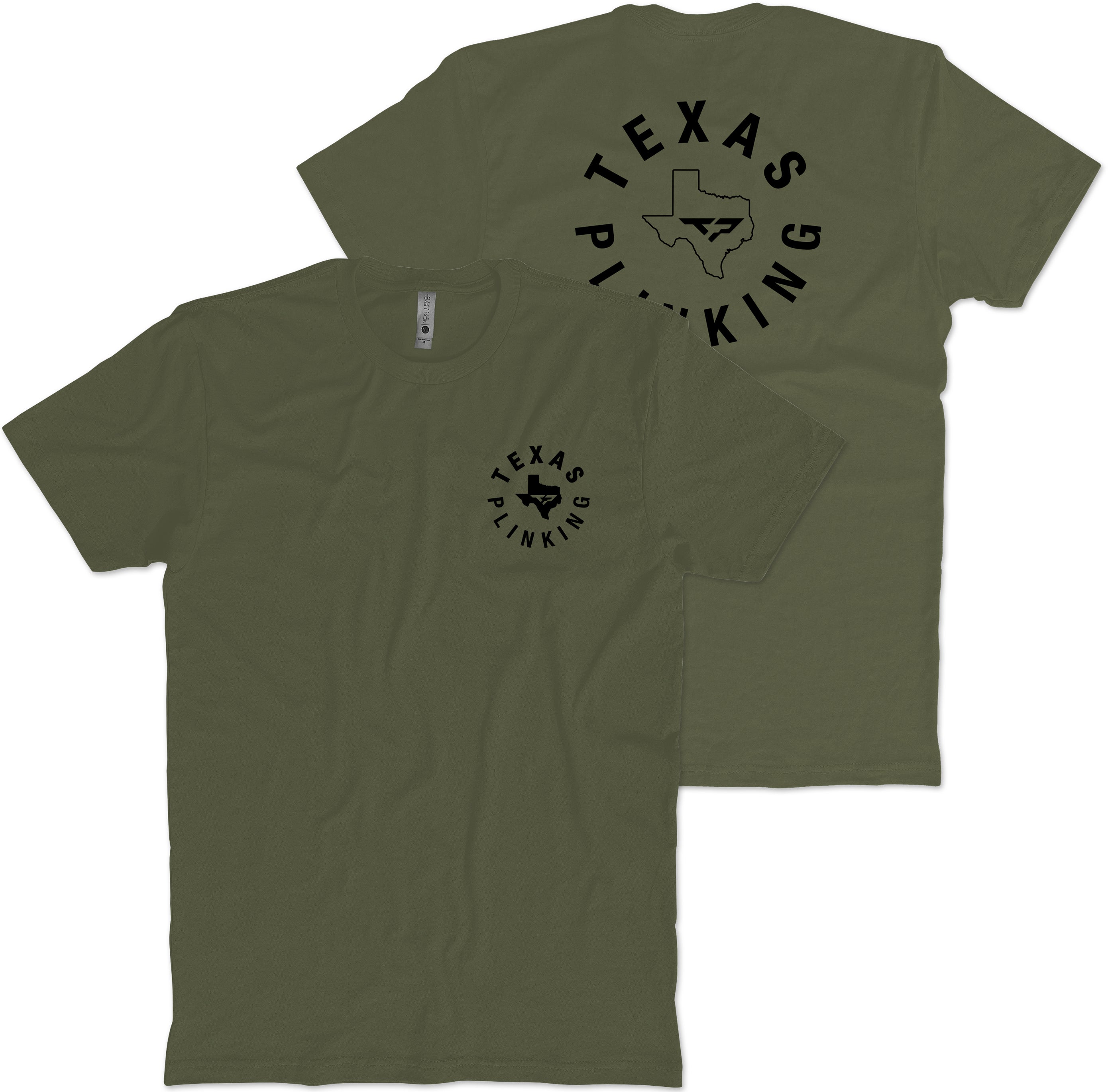 Texas Plinking Left Chest T-Shirt